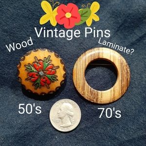 2 Vintage Pins